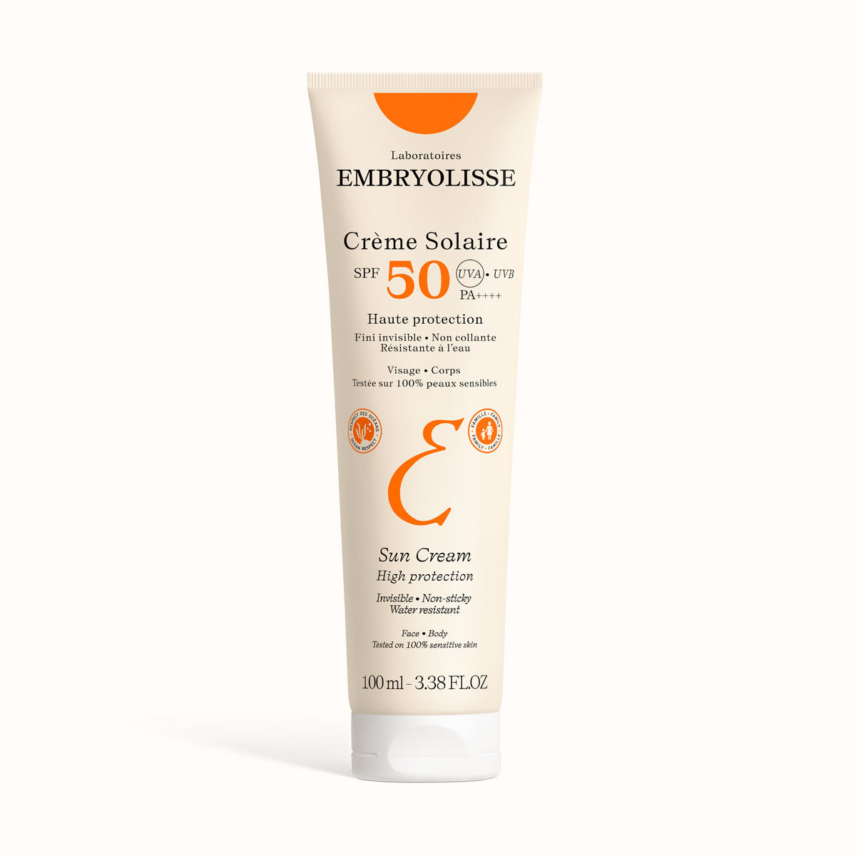 Embryolisse Crème Solaire SPF50 100ml