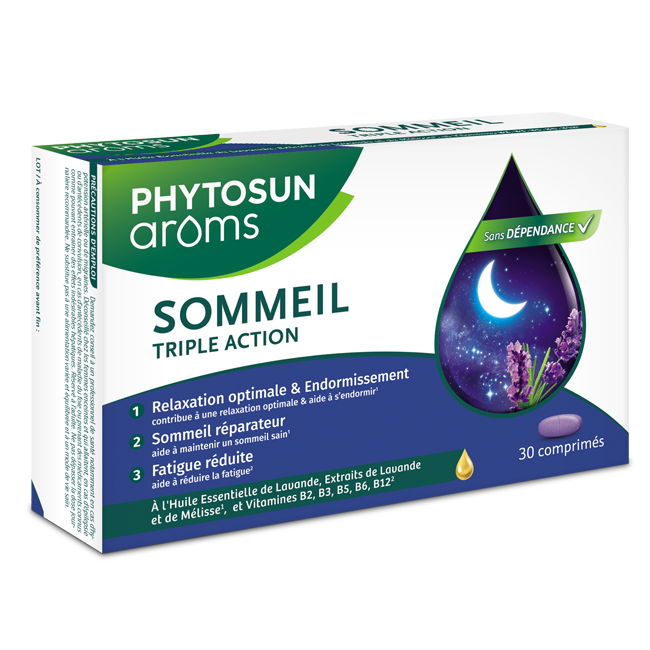 Phytosun Arôms Sommeil triple action 30 comprimés