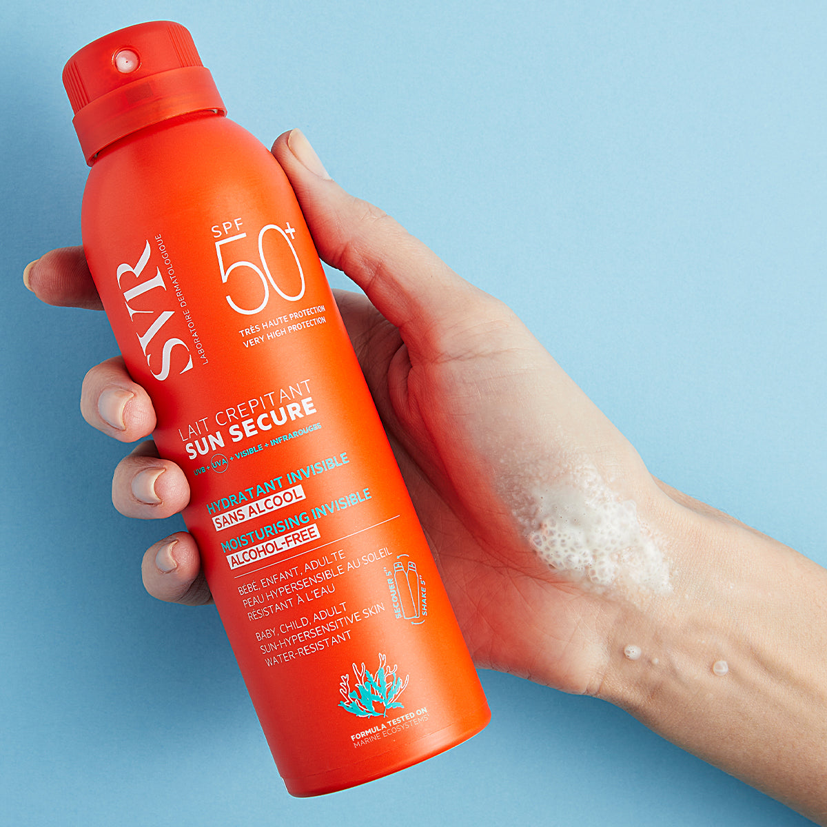 SVR Sun Secure Lait Crépitant SPF50+ 200ml