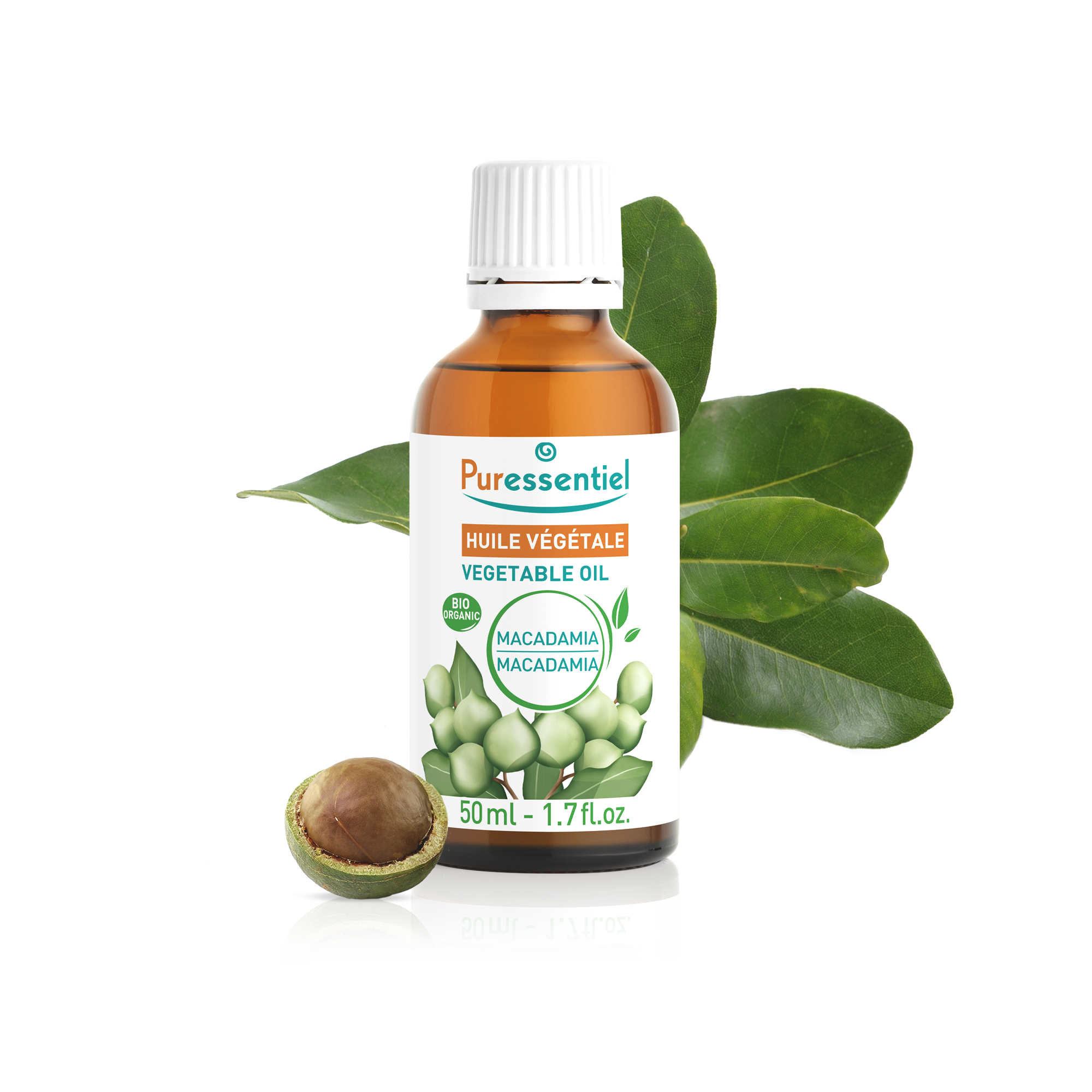 Puressentiel Huile végétale BIO Macadamia 50 ml