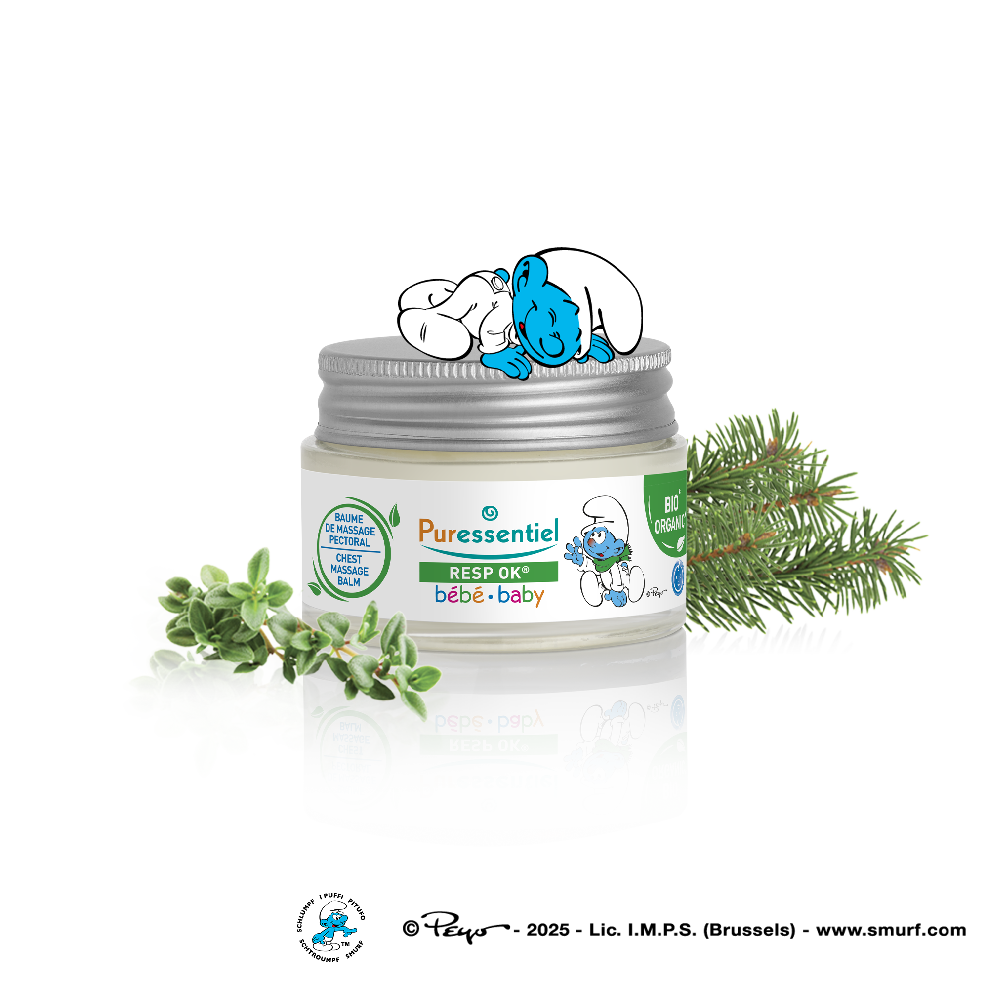 Puressentiel Baume de massage pectoral Bébé Resp'OK® 30 ml