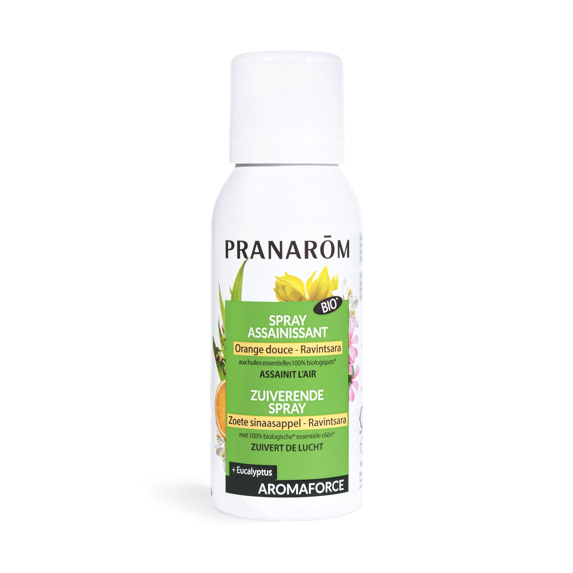 Pranarôm Spray assainissant Orange douce - Ravintsara BIO 75 ml