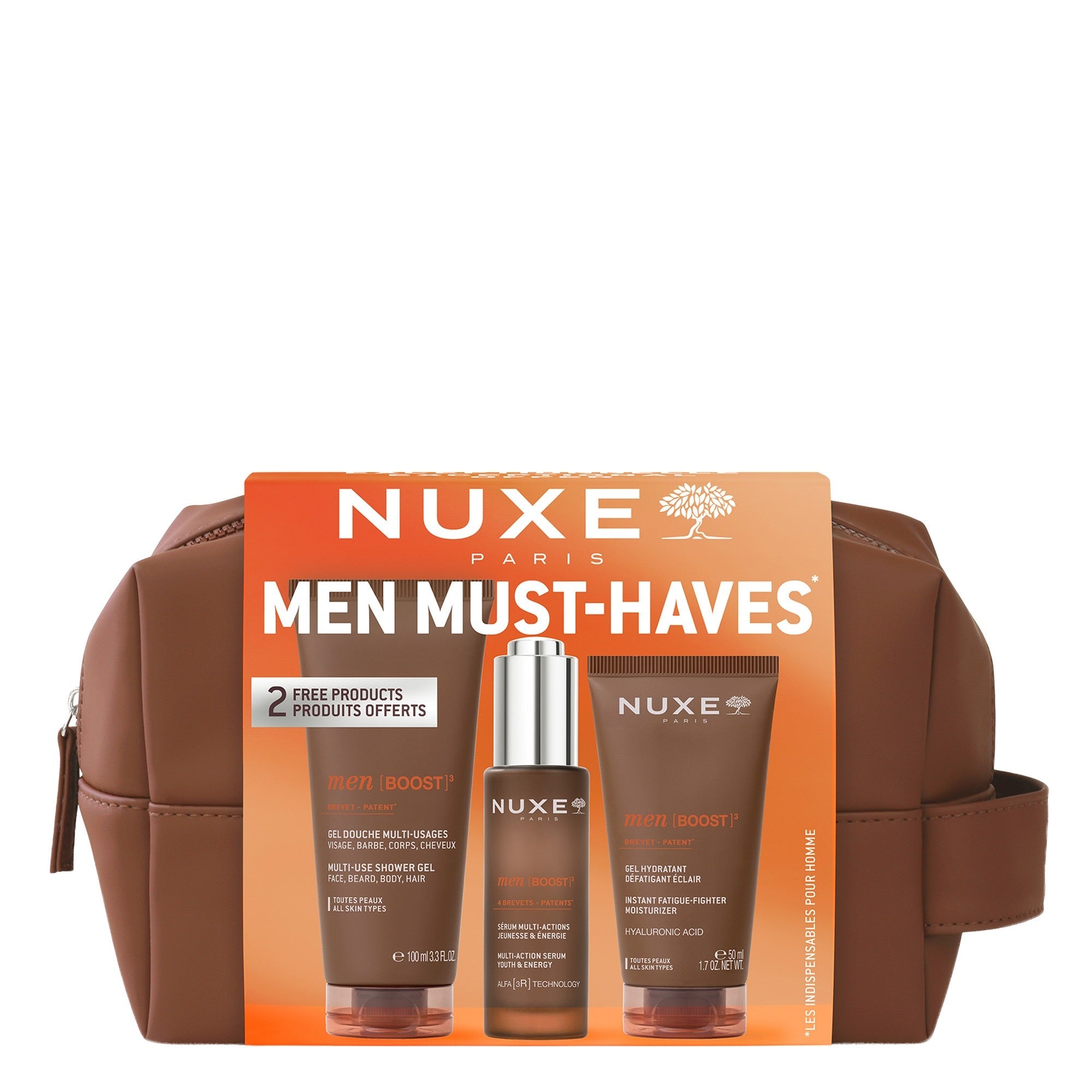 Nuxe Men [BOOST]³ must-haves