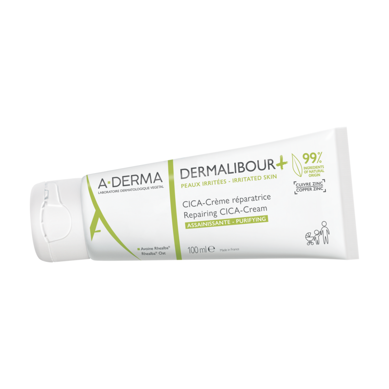 A-Derma Dermalibour+ CICA-Crème réparatrice assainissante 100 ml
