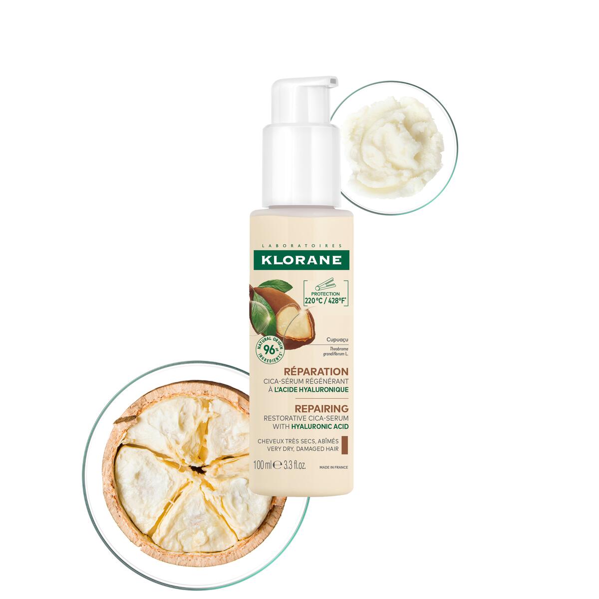 Klorane Réparation Cica-Sérum régénérant à l'acide hyaluronique 100 ml