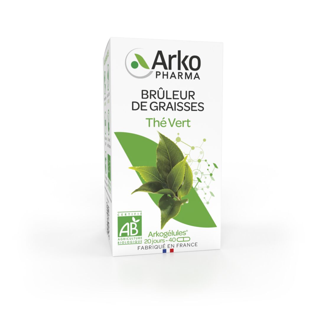 Arkopharma Arkogélules® BIO Thé vert 40 gélules