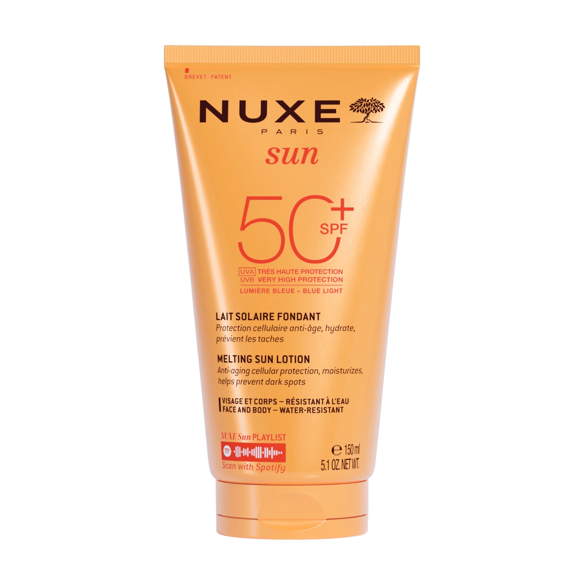 Nuxe Lait Solaire Fondant Très Haute Protection SPF50+ 150 ml