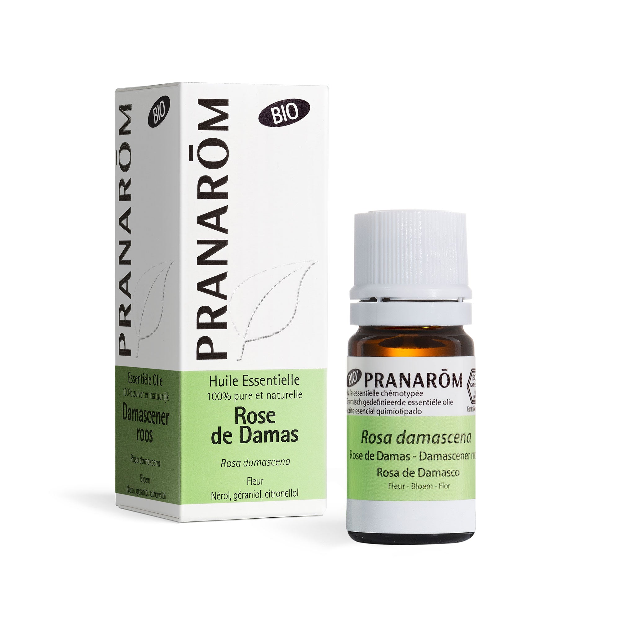 Pranarôm Huile essentielle de Rose de Damas BIO 5 ml