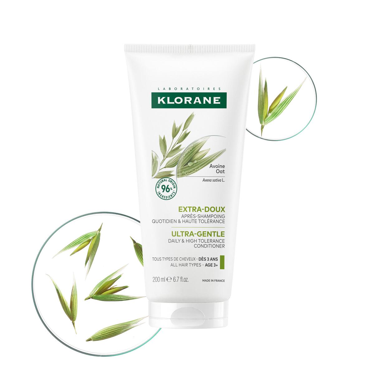 Klorane Extra-doux Après-Shampoing quotidien et haute-tolérance 200 ml