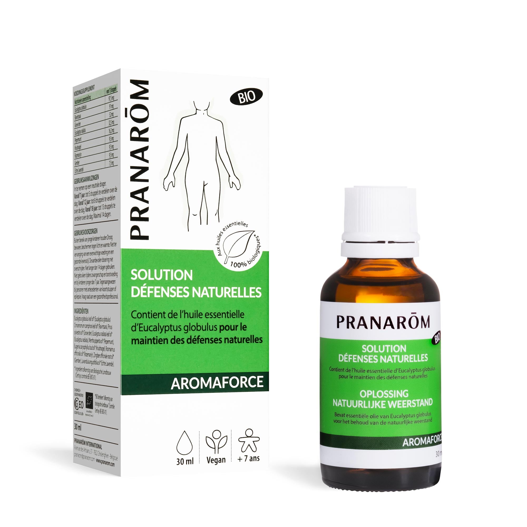 Pranarôm Solution Défenses naturelles aux huiles essentielles BIO 30 ml