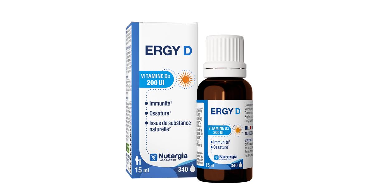 Nutergia Ergy D 340 gouttes