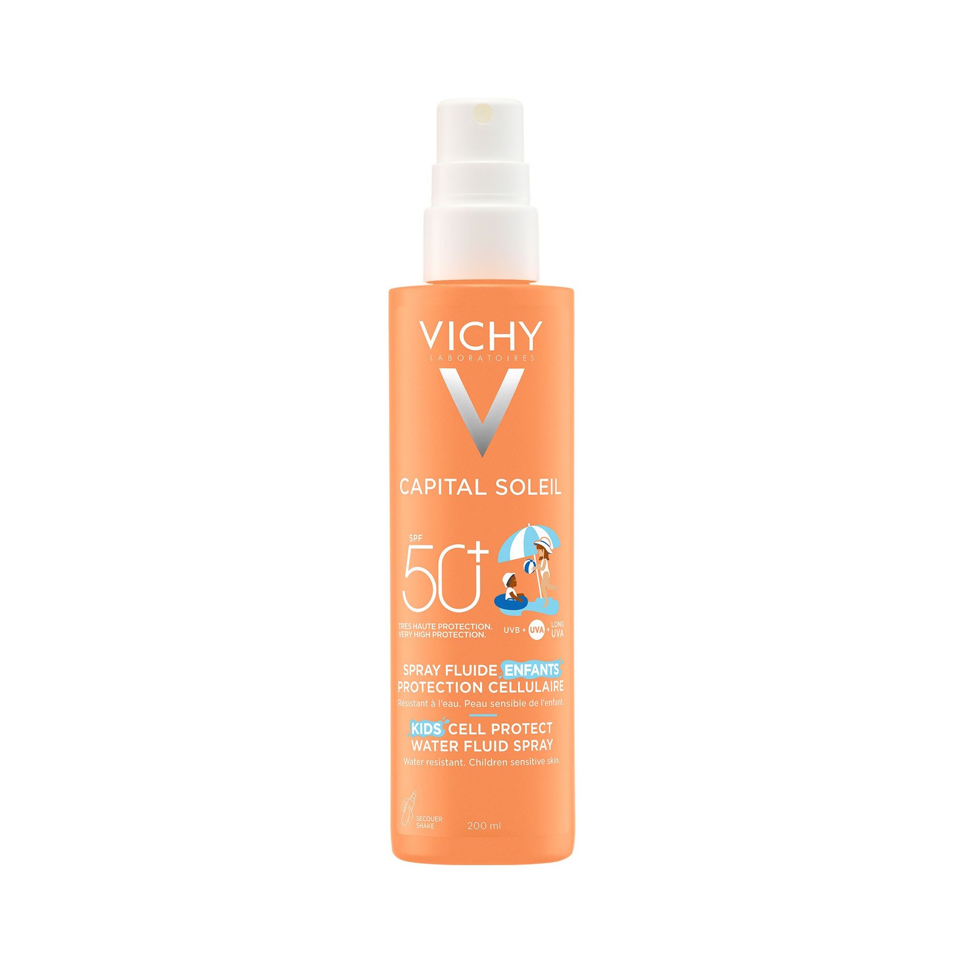 Vichy Capital Soleil Spray Fluide Protecteur Pour Enfants SPF 50+ 200 ml