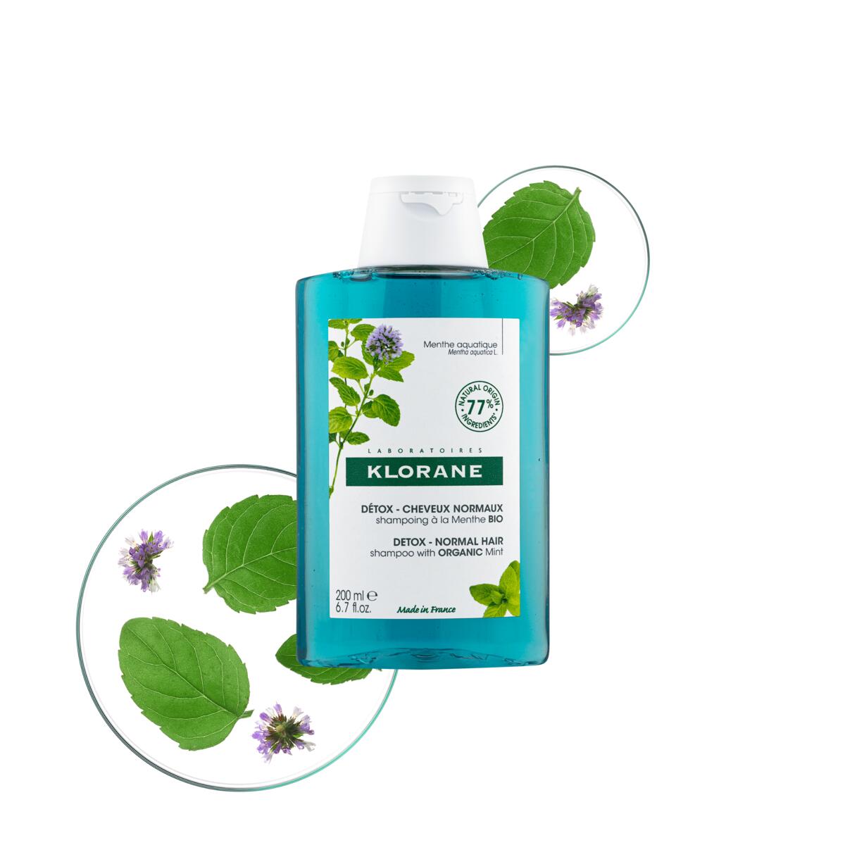 Klorane Detox Shampoing rafraichissant et anti-pollution 200 ml