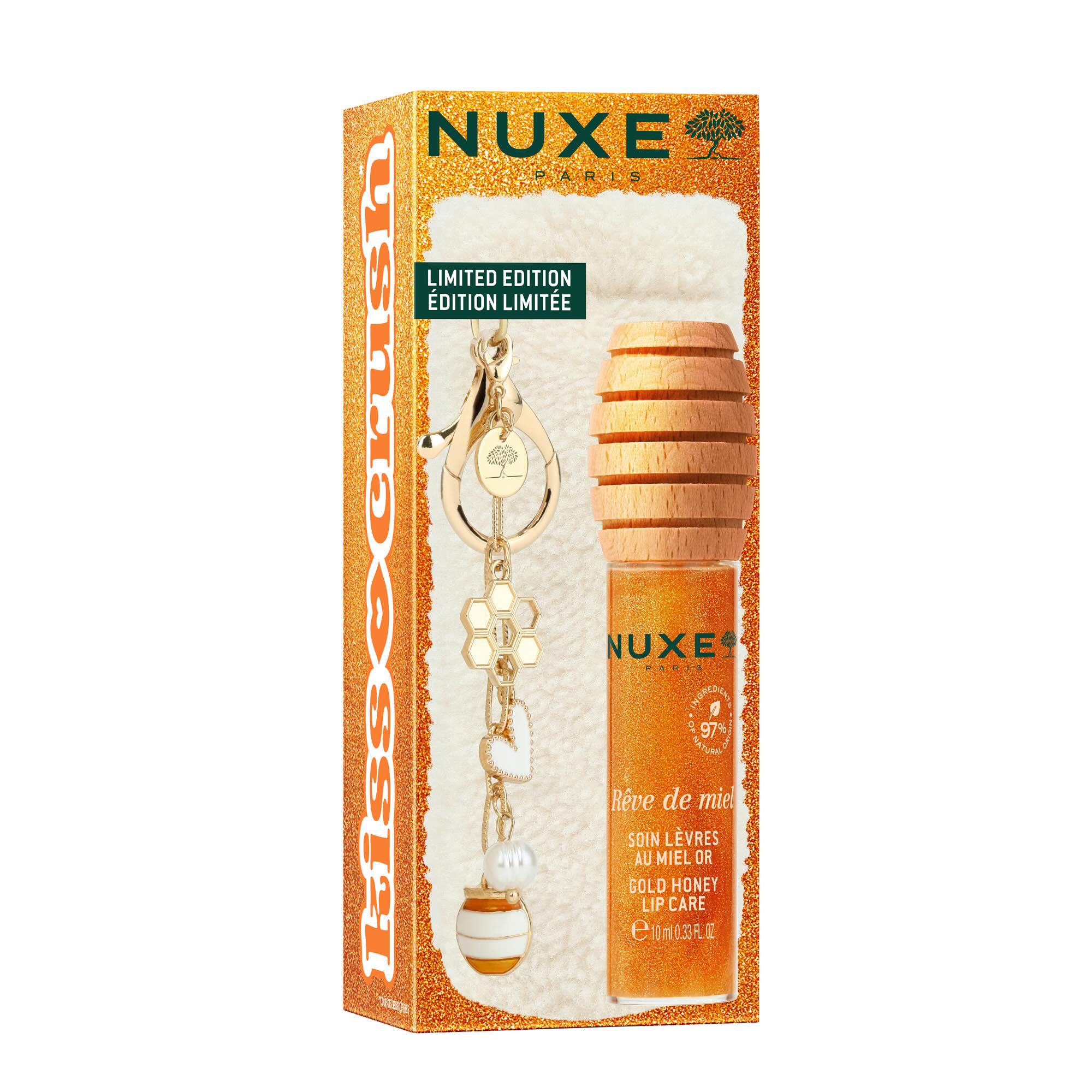 Nuxe Soin Lèvres au Miel Or avec étui & charms