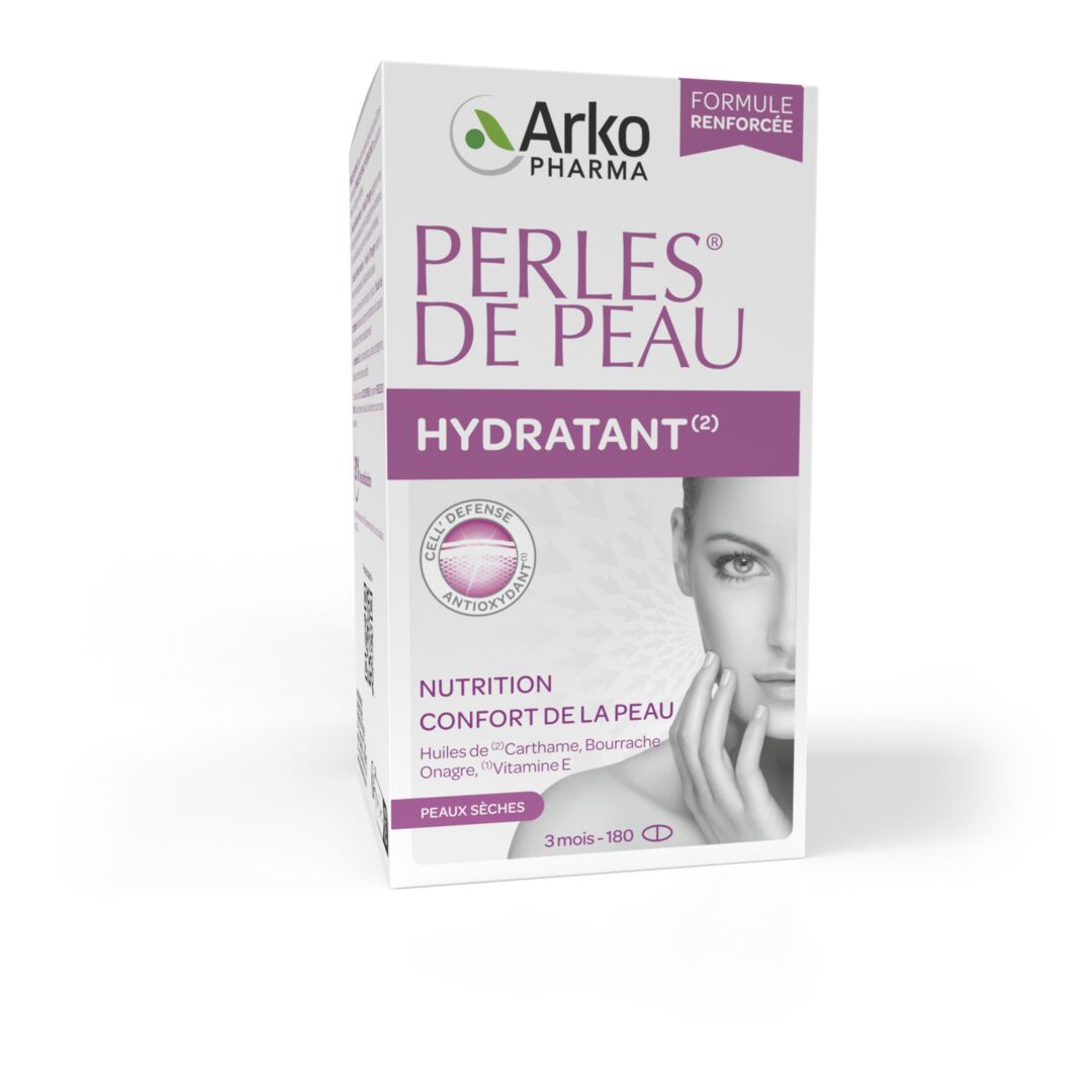 Arkopharma Perles de Peau® Hydratant 180 capsules