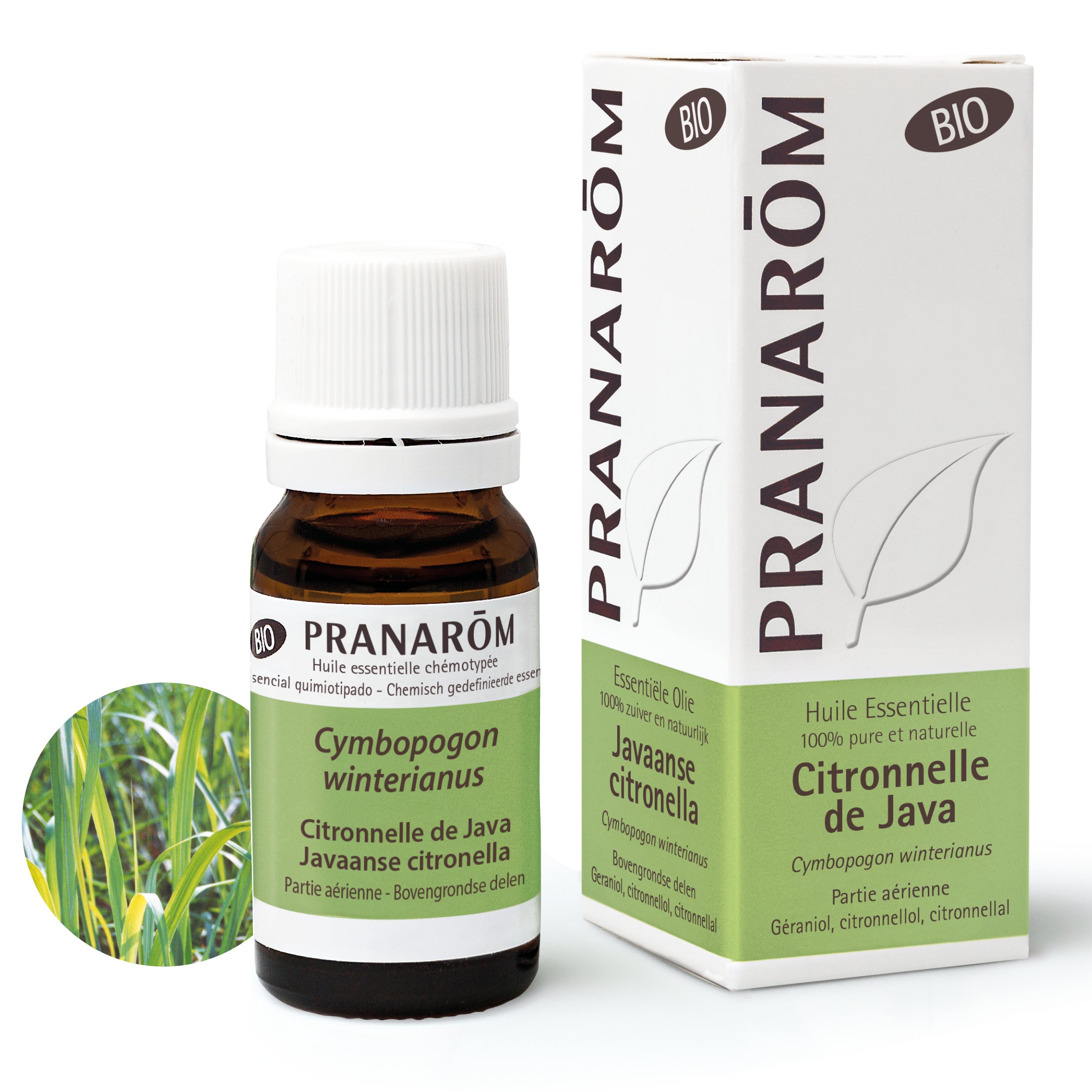Pranarôm Huile essentielle de Citronnelle de Java BIO 10 ml