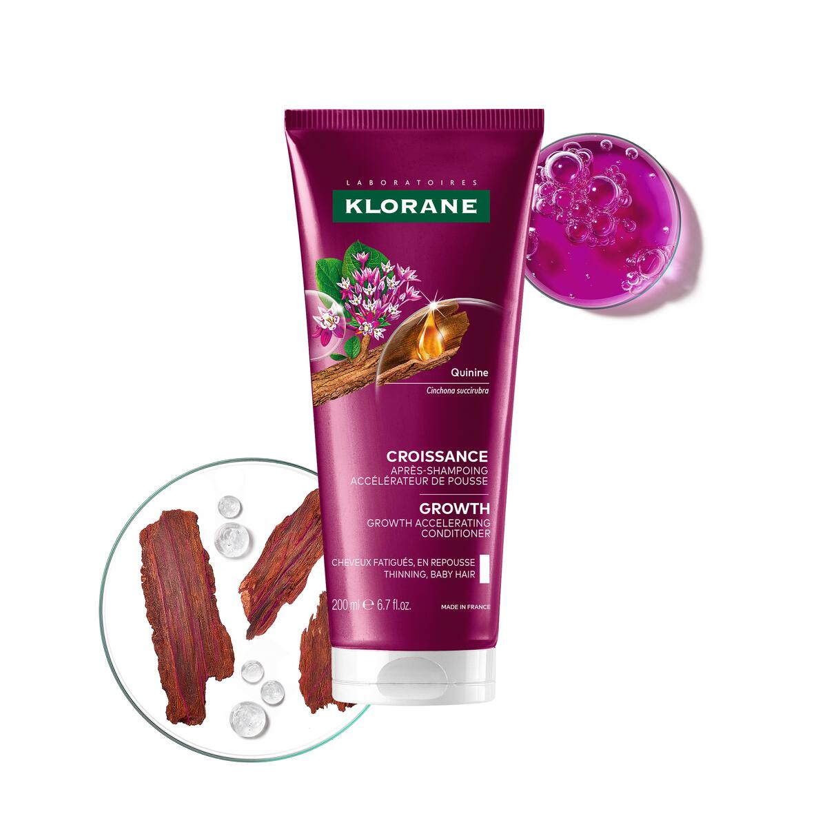 Klorane Croissance Après shampoing accélérateur de pousse 200 ml