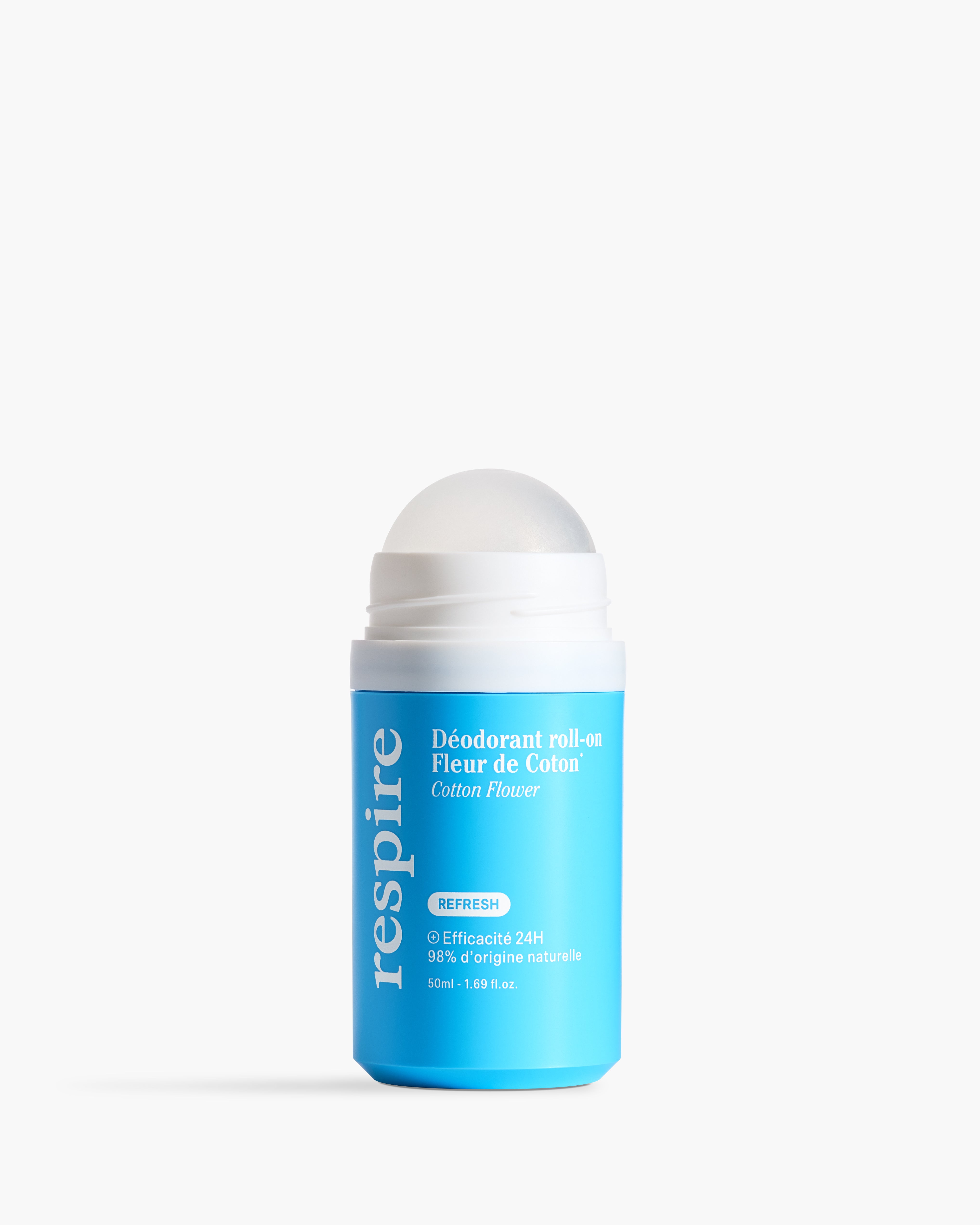 Respire Déodorant roll-on Fleur de coton 50 ml