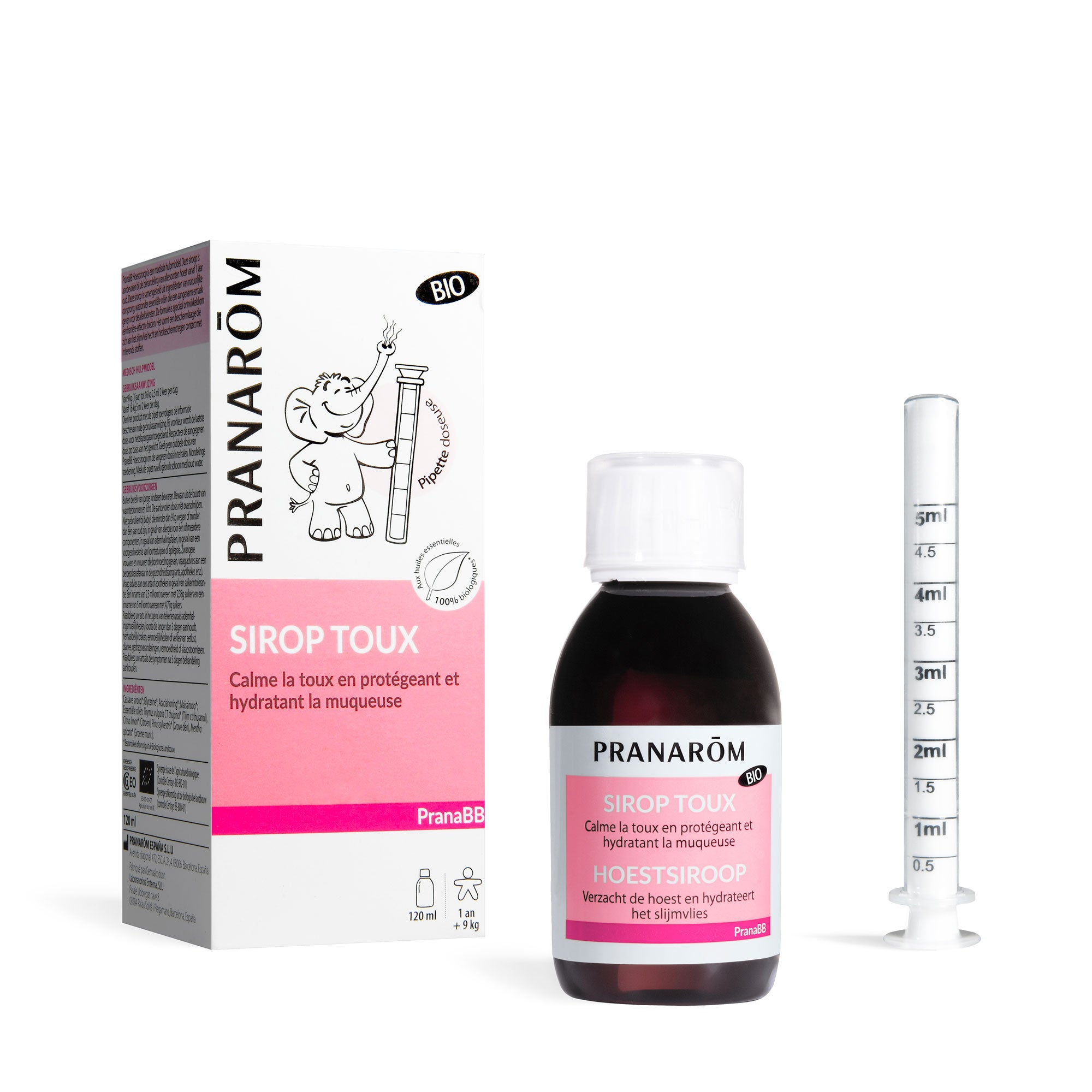 Pranarôm Sirop toux bébé BIO