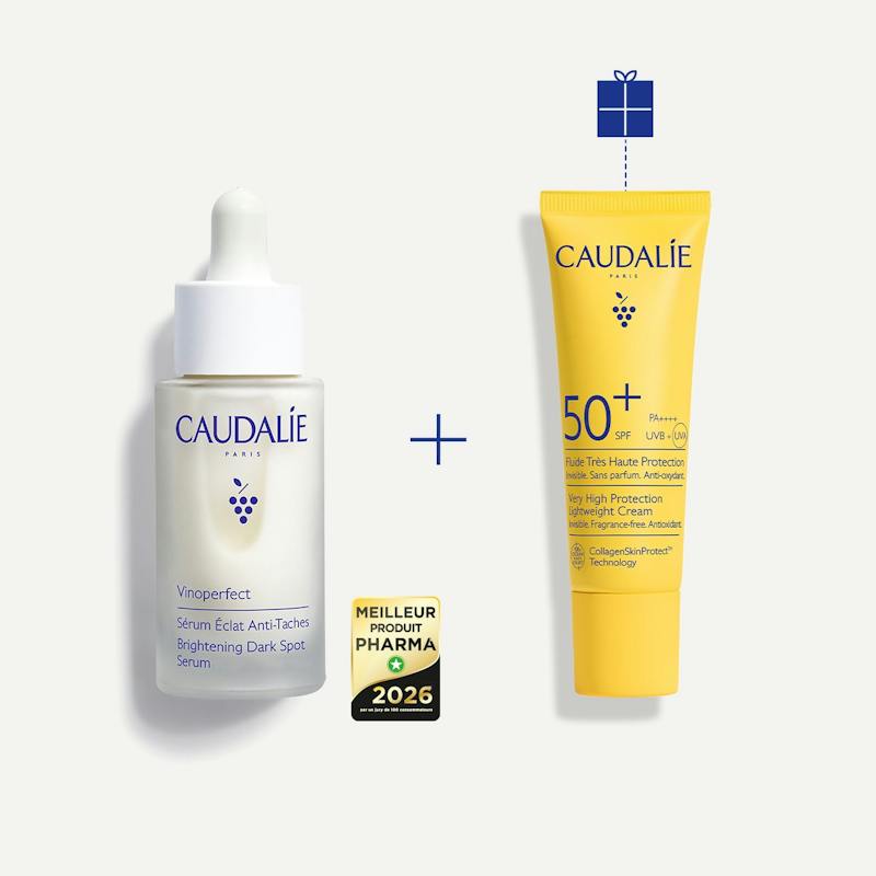 Caudalie Duo Eclat Anti-Taches Sérum & Fluide SPF50+