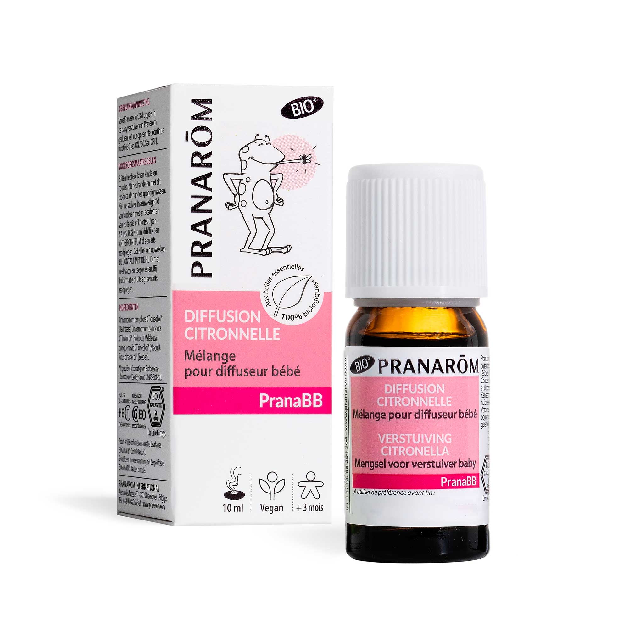 Pranarôm Diffusion citronnelle pour bébé BIO 10 ml