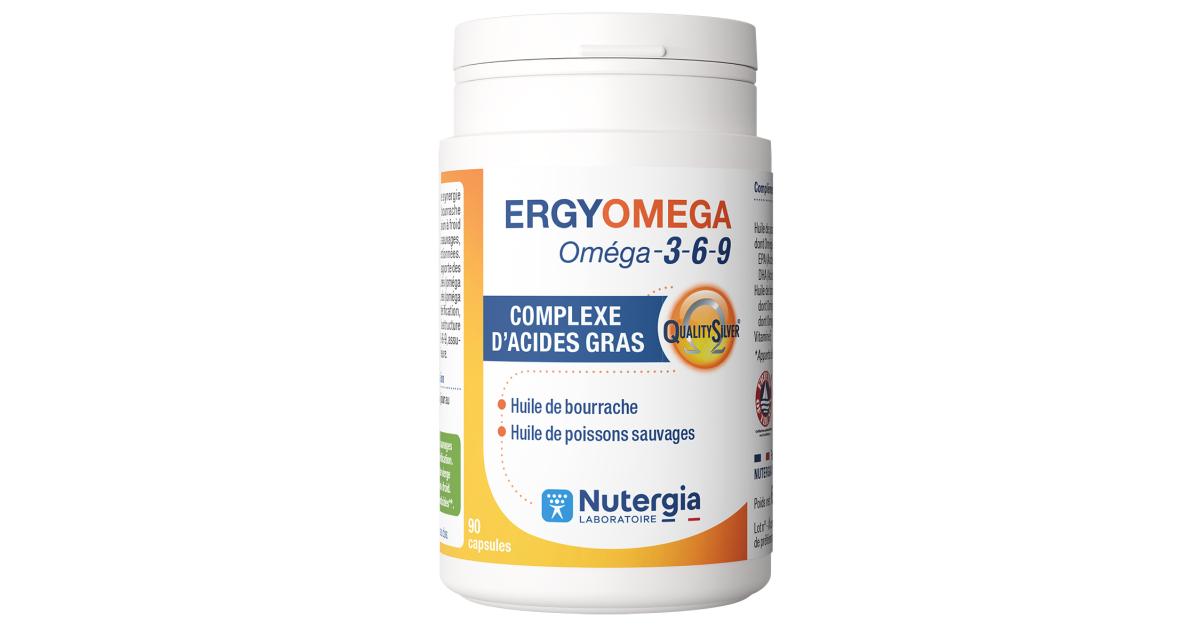 Nutergia Ergyomega Oméga-3-6-9 90 capsules