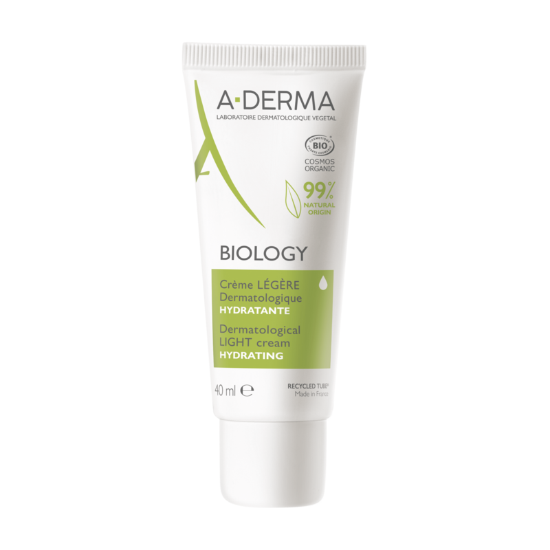 A-Derma Biology Crème légère dermatologique hydratante 40 ml