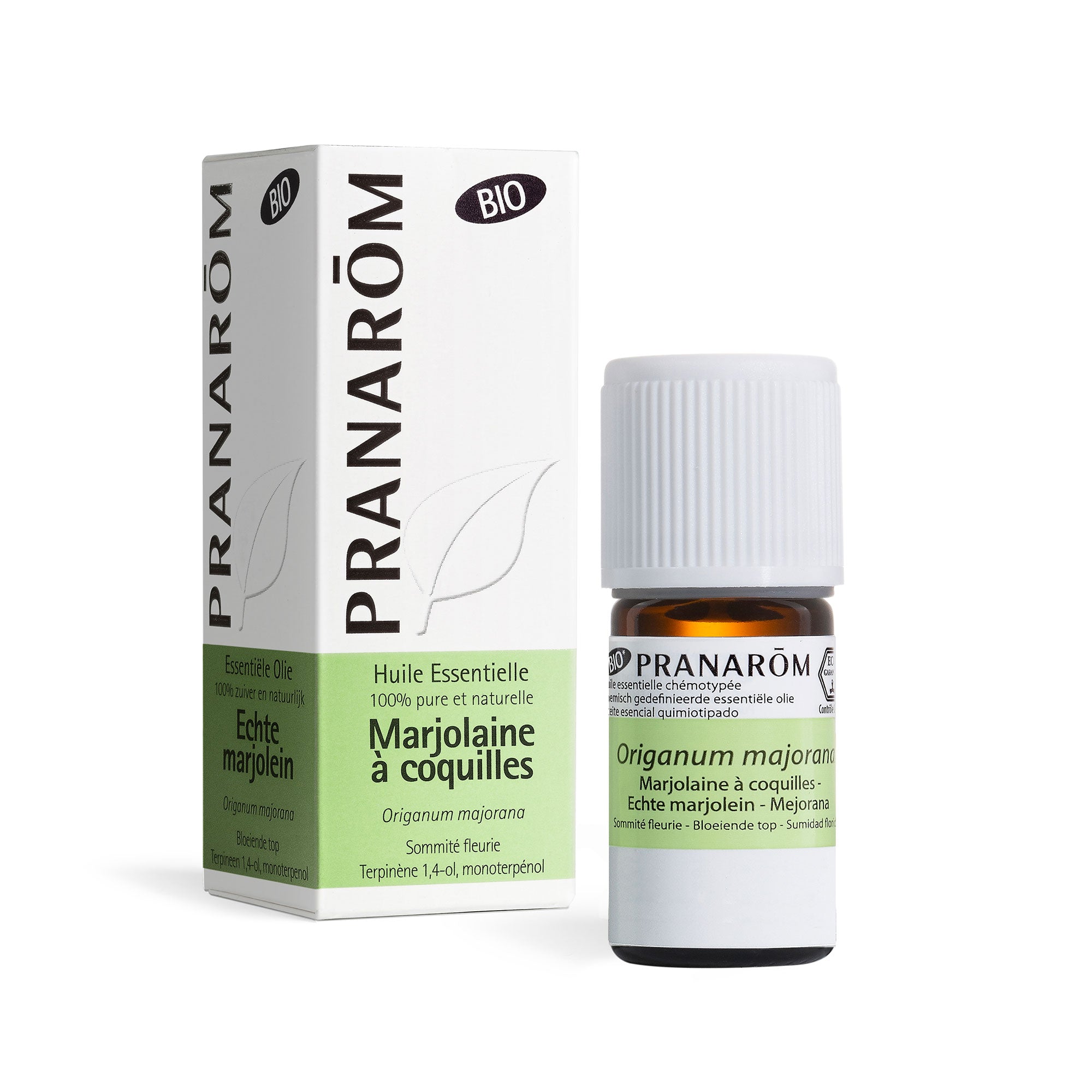 Pranarôm Huile essentielle de Marjolaine à coquilles BIO 5 ml