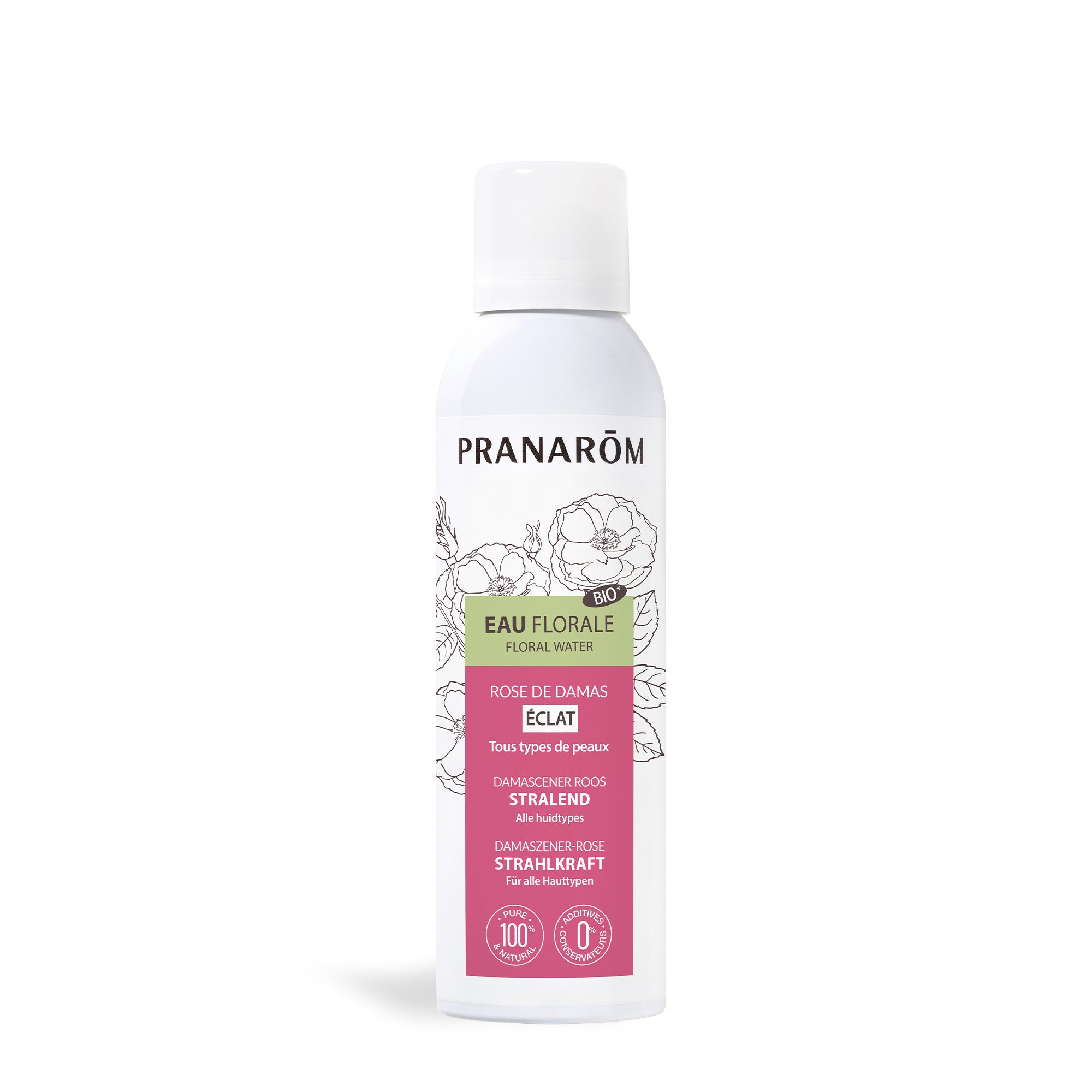 Pranarôm Eau florale de Rose de Damas BIO 150 ml