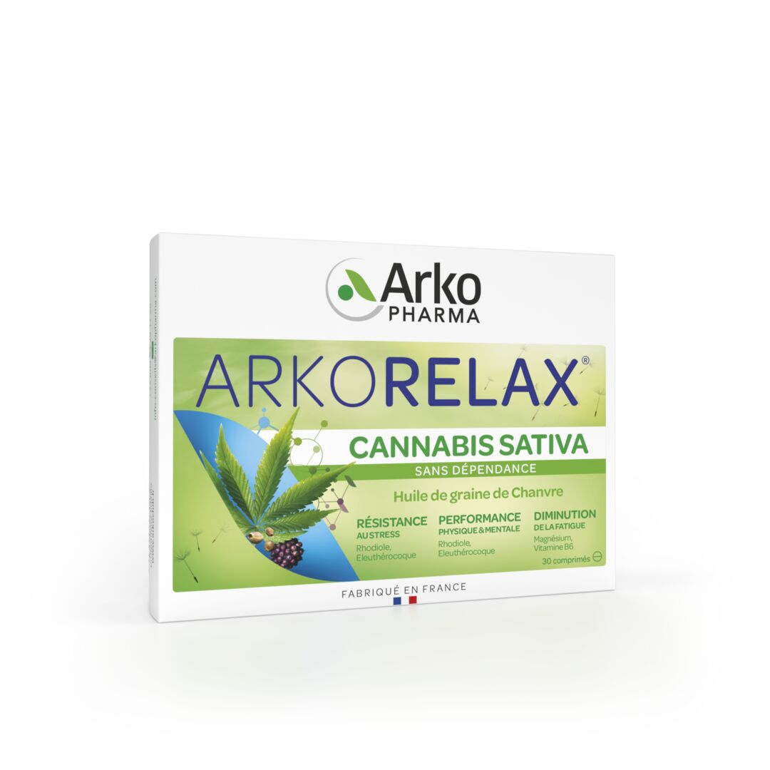 Arkopharma Arkorelax® Cannabis sativa 30 comprimés