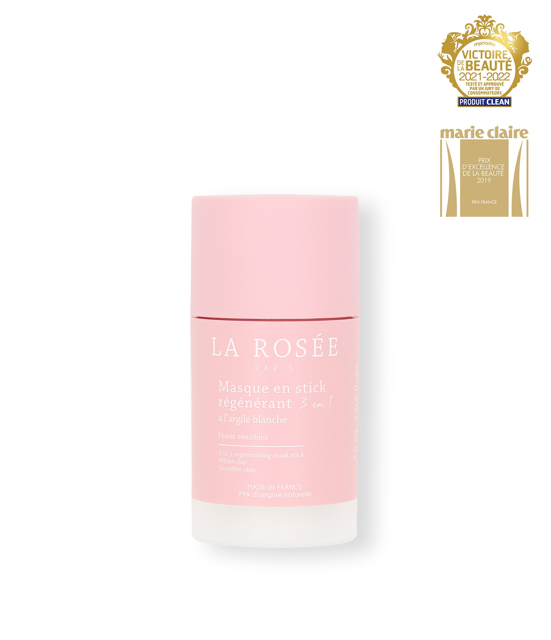 La Rosée Masque en stick régénérant 3 en 1 75 ml