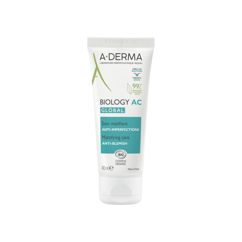 A-Derma Biology AC Soin matifiant anti-imperfections 40 ml