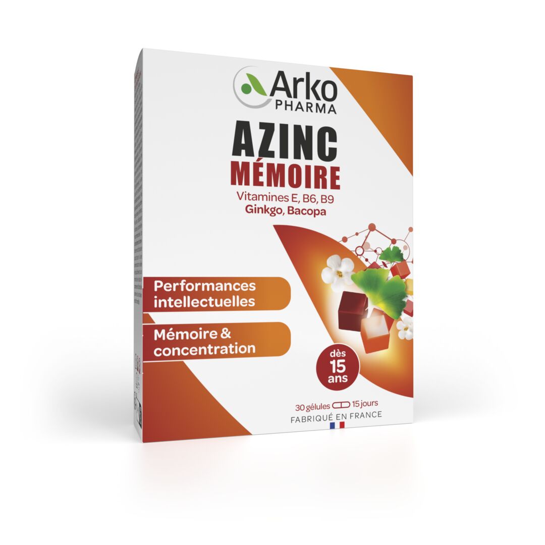 Arkopharma Azinc® Mémoire 30 gélules