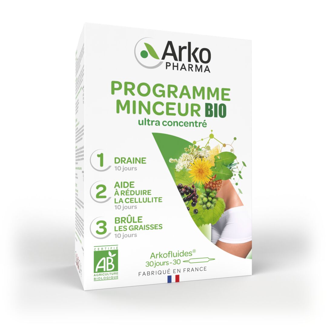 Arkopharma Arkofluides® BIO Programme Minceur 30 ampoules