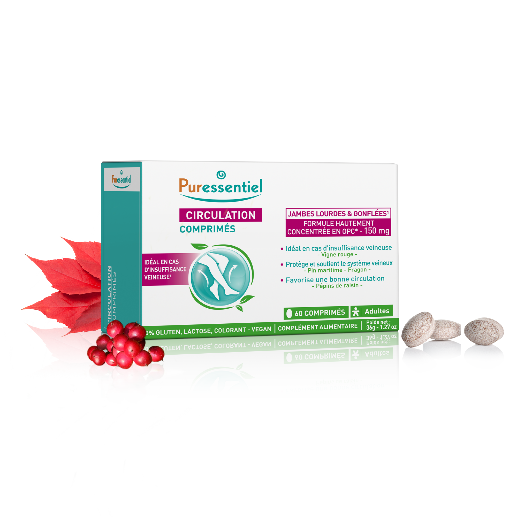 Puressentiel Comprimés Circulation 60 comprimés