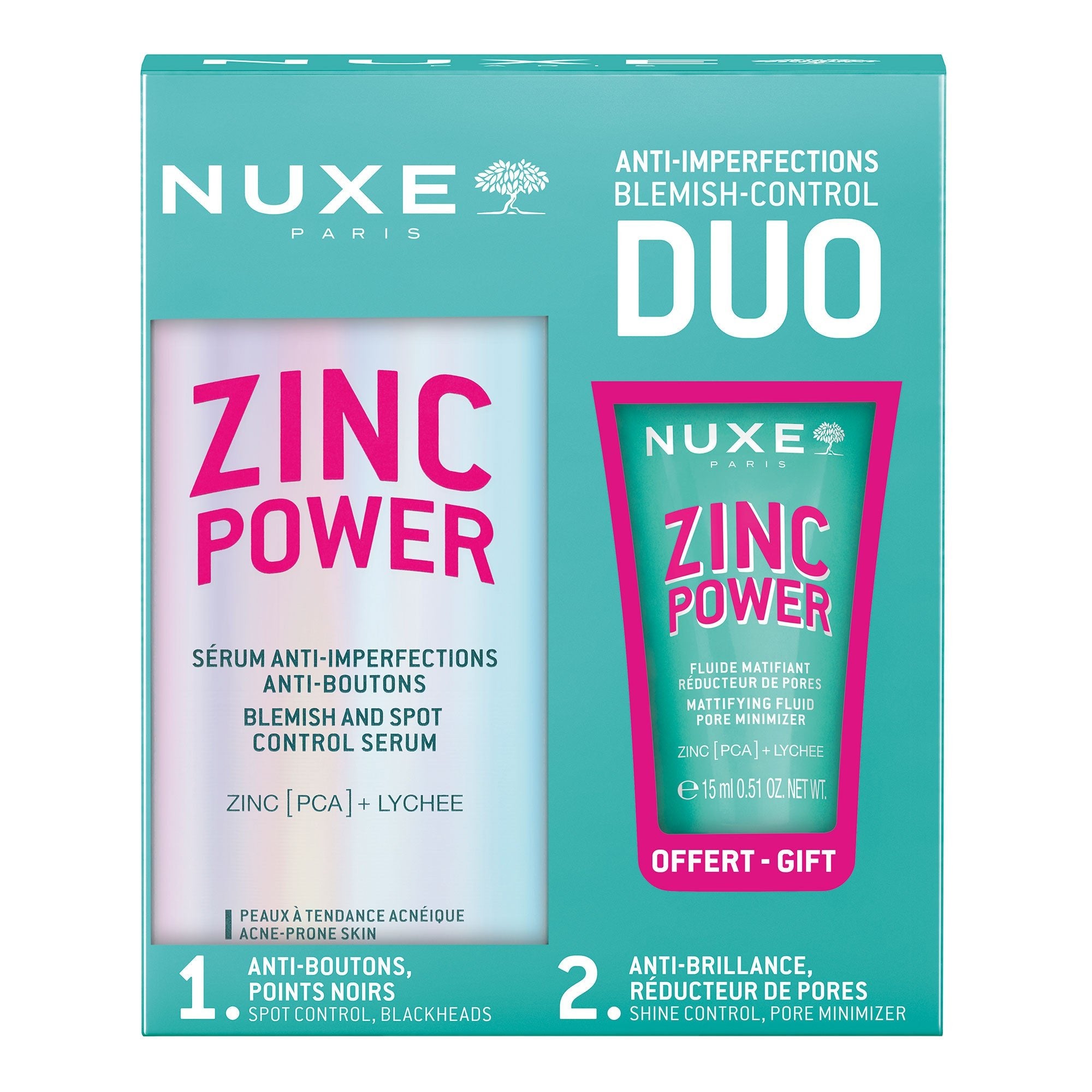 Nuxe Duo Anti-Imperfections Zinc Power