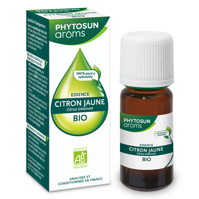 Phytosun Arôms Essence Citron jaune Bio 10 ml