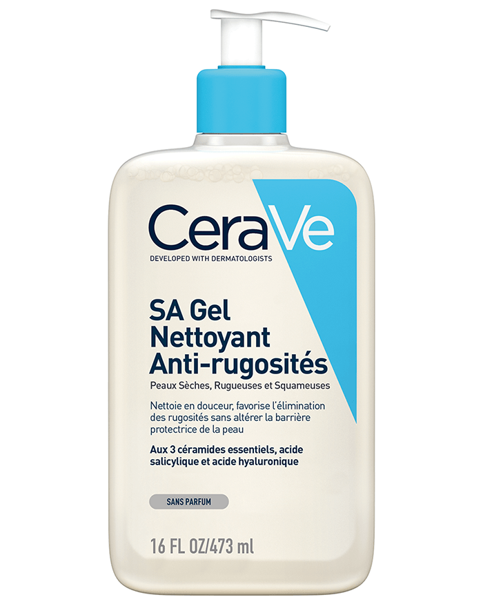 CeraVe Gel Nettoyant Anti-Rugosités à l'Acide Salicylique 236 ml