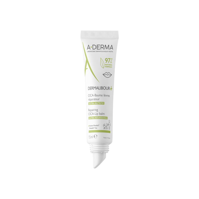 A-Derma Dermalibour+ CICA-Baume lèvres réparateur 15 ml