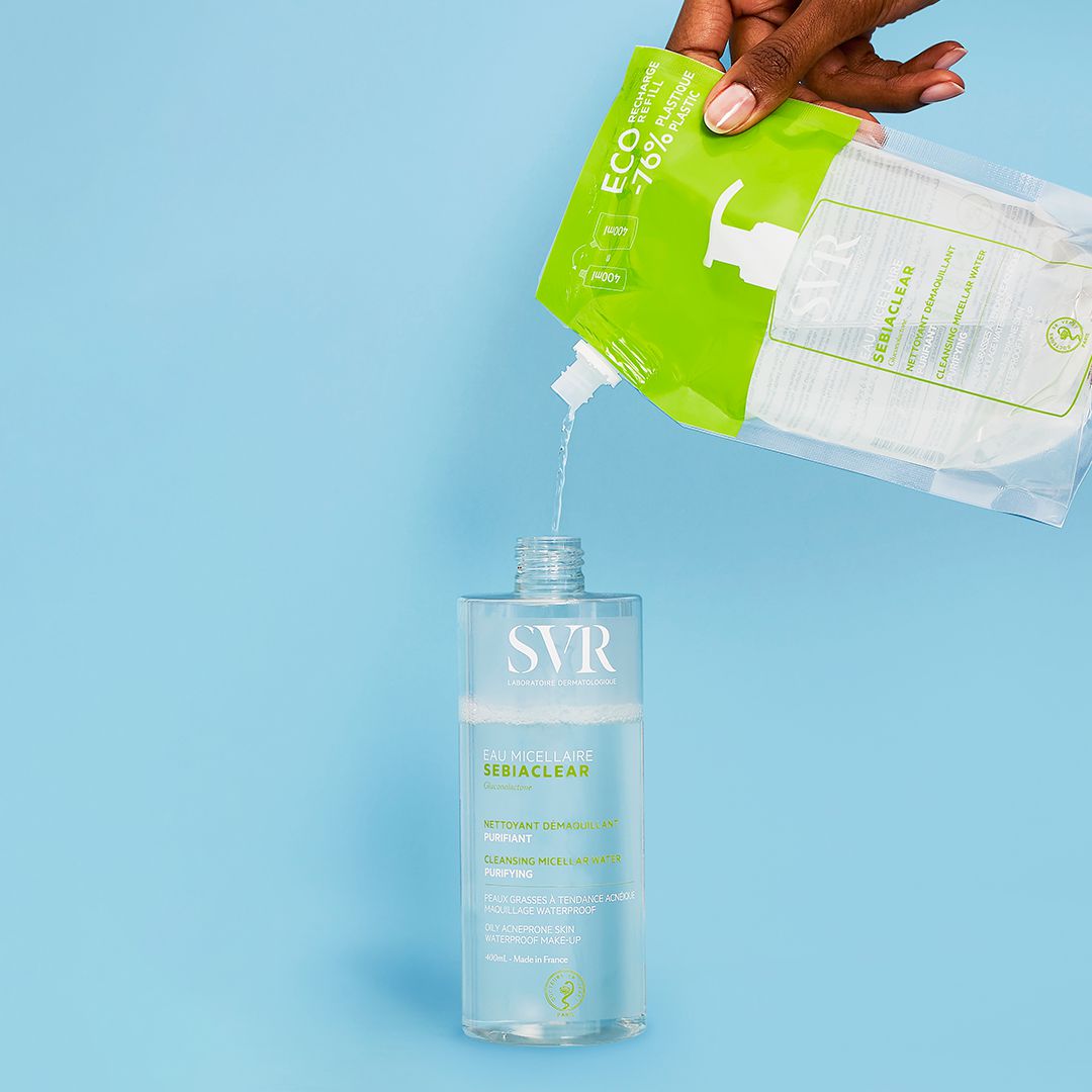 SVR Sebiaclear Eau Micellaire 400ml - éco-recharge