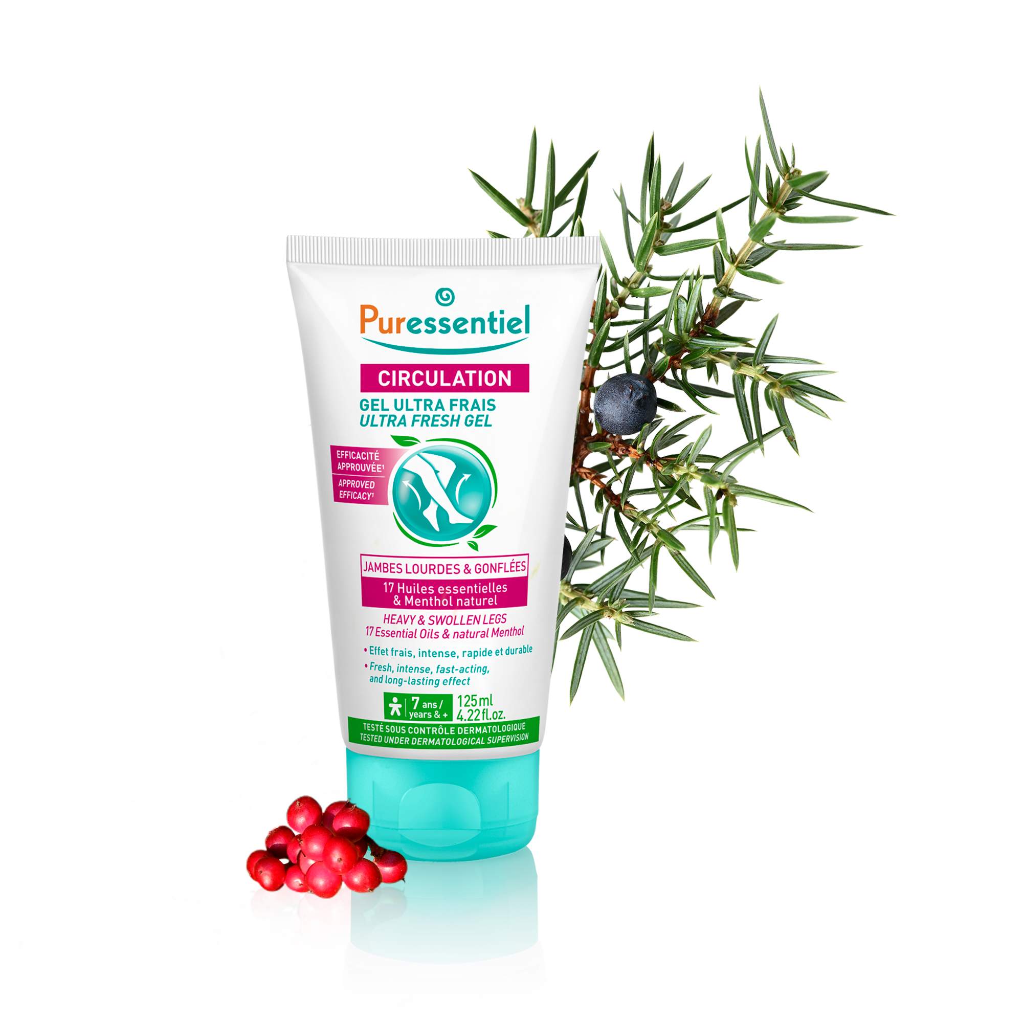 Puressentiel Gel ultra frais Circulation 125 ml