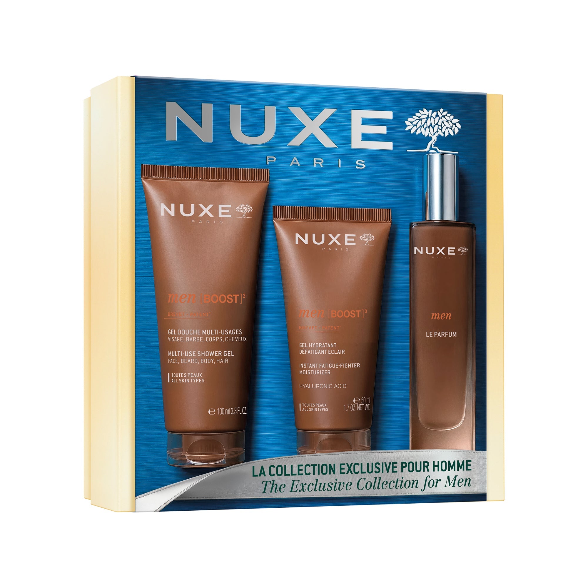 Nuxe Coffret Noël NUXE MEN [BOOST]³ La Collection Exclusive pour Homme
