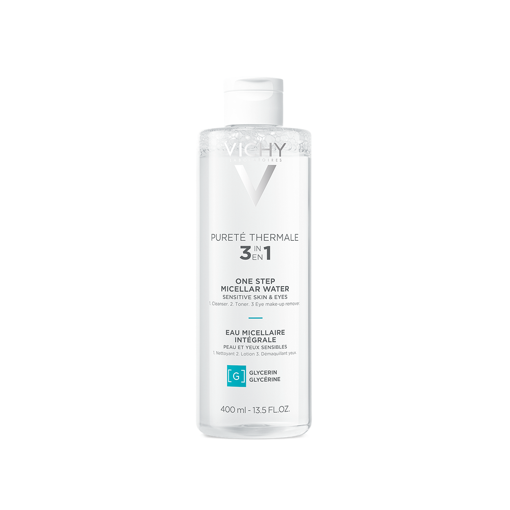 Vichy Pureté Thermale Eau micellaire minérale - Peaux sensibles 200 ml