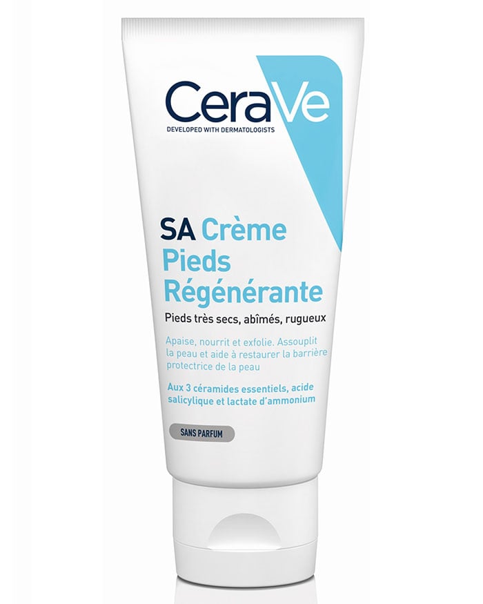 CeraVe Crème Pieds Régénérante à l'Acide Salicylique 88 ml