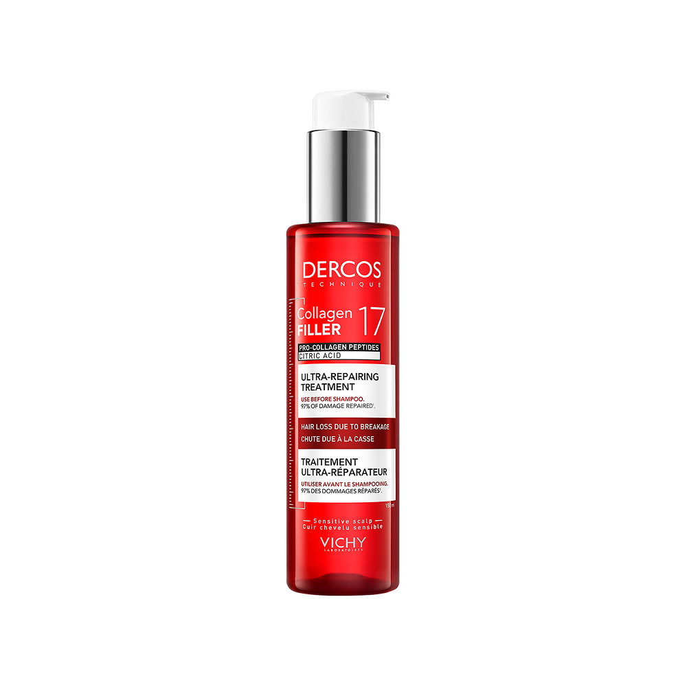 Vichy Dercos Dercos Pré-Shampooing Ultra-Réparateur Collagen 17 Filler 150 ml