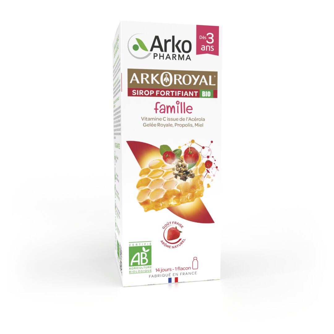 Arkopharma Arkoroyal® Sirop Fortifiant Famille BIO - Anti gaspillage 140 ml