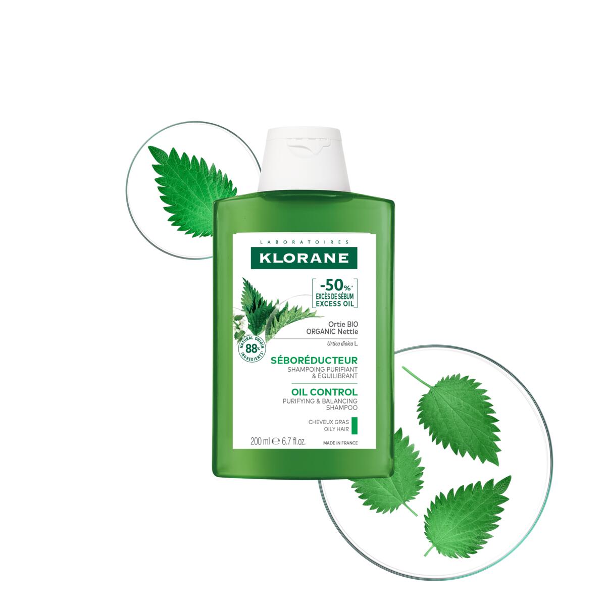 Klorane Séboréducteur Shampoing purifiant et équilibrant 200 ml