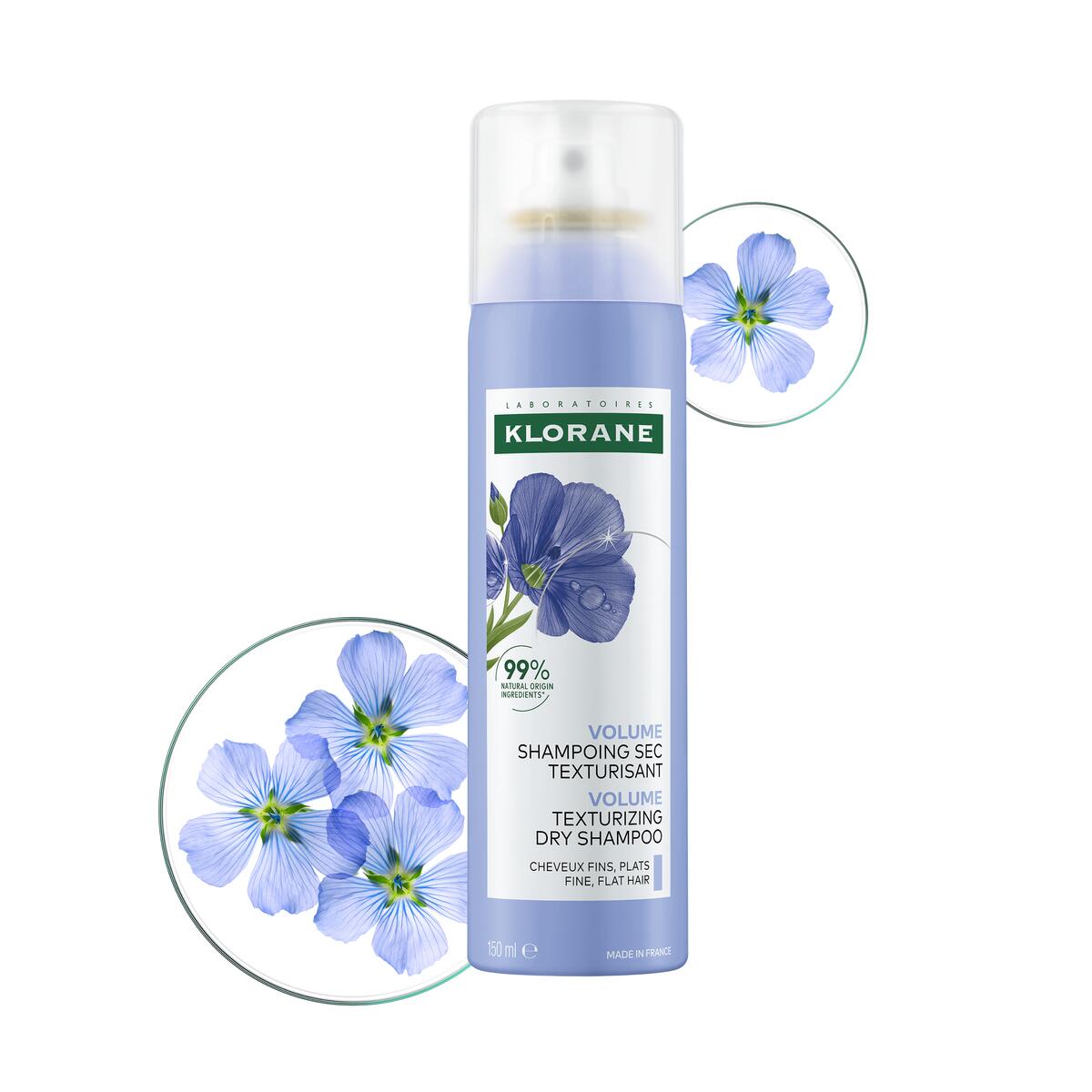 Klorane Volume Shampoing sec texturisant 150 ml
