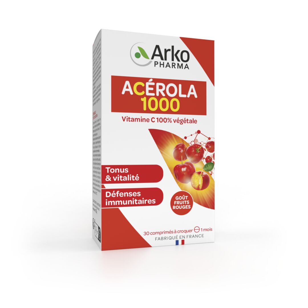 Arkopharma Acérola 1000 - 30 cp. 30 comprimés