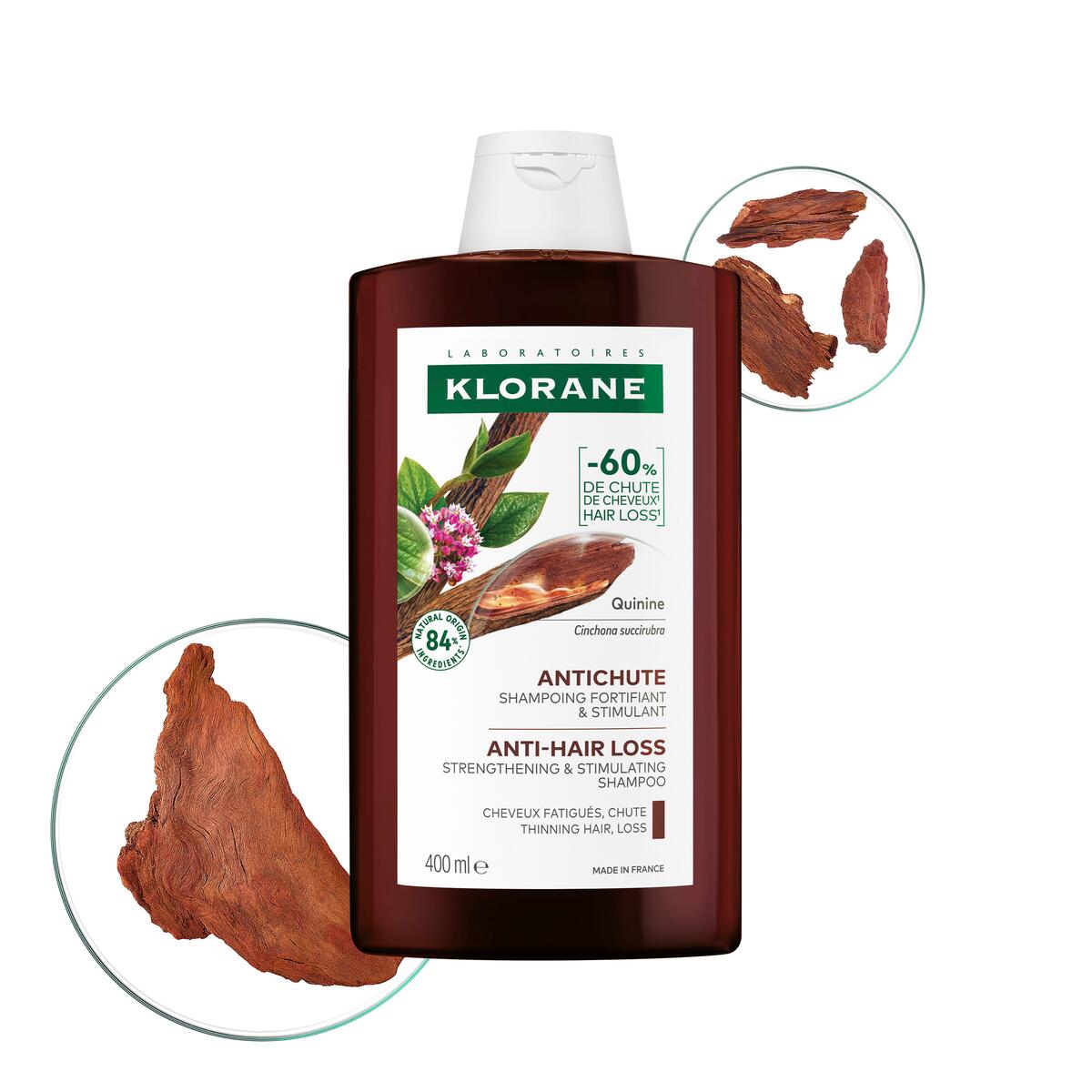 Klorane Antichute Shampoing fortifiant et stimulant à la Quinine 100 ml